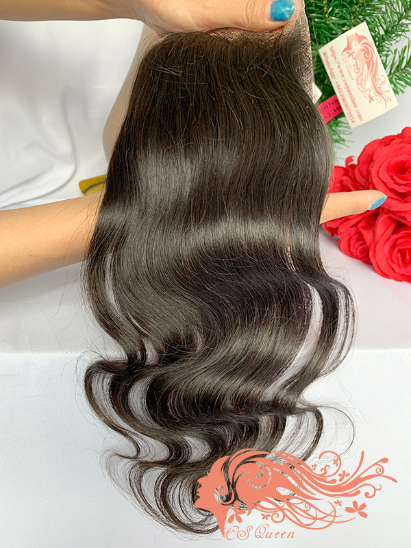 Csqueen Raw hair Line Wave 6*6 HD Lace Closure 100% Human Hair